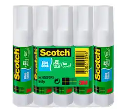Bureau Vallée Scotch - 5 bâtons de colle offre