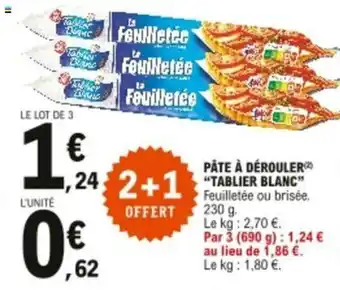 E.Leclerc Pâte à dérouler offre