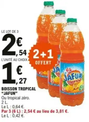 E.Leclerc Boisson tropical offre