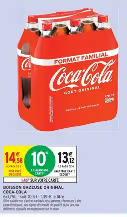 Intermarché Coca-cola boisson gazeuse original offre