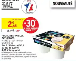 Intermarché Paturages proteines vanille offre