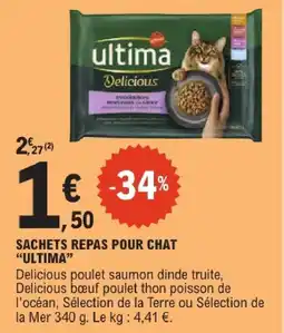 E.Leclerc Ultima sachets repas pour chat offre