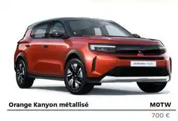 Opel Orange - kanyon métallisé offre