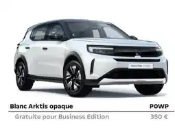 Opel Blanc arktis opaque offre