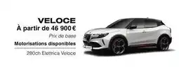 Alfa Romeo Veloce à partir de 46 900 offre