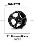 Alfa Romeo Jantes 21 speciale scuro offre