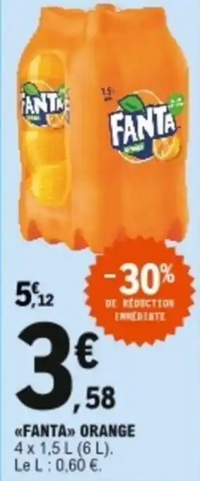 E.Leclerc Fanta orange offre