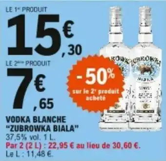E.Leclerc Vodk blanche offre