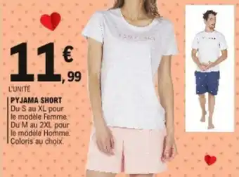 E.Leclerc Pyjama short offre