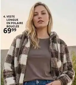 Ulla Popken Polaire - veste longue en bouclée offre