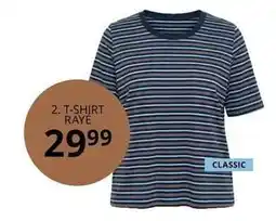 Ulla Popken T-shirt rayé offre