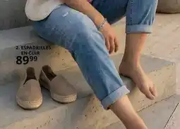 Ulla Popken Espadrilles en cuir offre