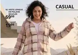 Ulla Popken Polaire - veste longue en bouclée offre
