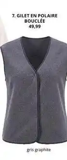 Ulla Popken Polaire - gilet en bouclée offre