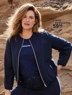 Ulla Popken Good - veste en molleton offre