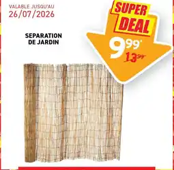 Trafic Separation de jardin offre