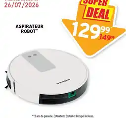 Trafic Thomson - aspirateur robot offre