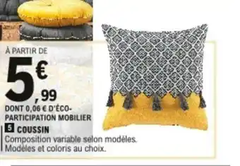 E.Leclerc Coussin offre