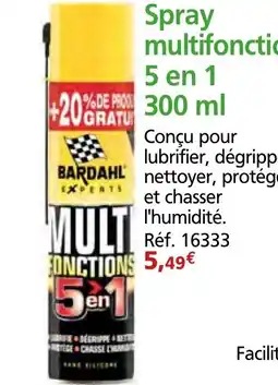 Provence Outillage Spray multifonction 5 en 1 offre