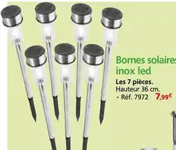 Provence Outillage Bornes solaires inox led offre