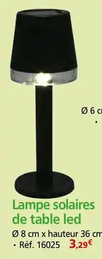 Provence Outillage Lampe solaires de table led offre