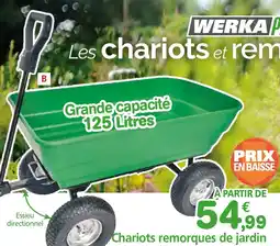 Provence Outillage WERKA PRO Chariots remorques de jardin offre