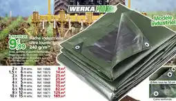 Provence Outillage WERKA PRO Bâche industrielle ultra lourde offre