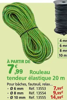 Provence Outillage Rouleau tendeur élastique 20 m offre