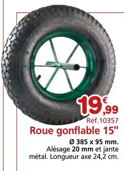 Provence Outillage Roue gonflable 15" offre