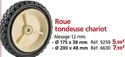 Provence Outillage Roue tondeuse chariot offre