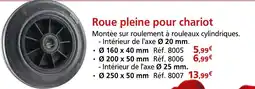 Provence Outillage Roue pleine pour chariot offre