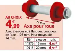 Provence Outillage Axe pour roue offre