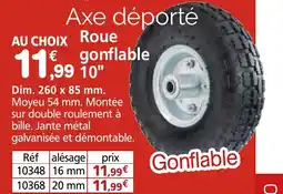 Provence Outillage Roue gonflable 10" offre