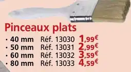 Provence Outillage SAVY Pinceaux plats offre