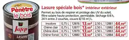 Provence Outillage JAFEP Lasure spéciale bois intérieur extérieur offre