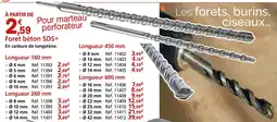 Provence Outillage Foret béton SDS+ offre