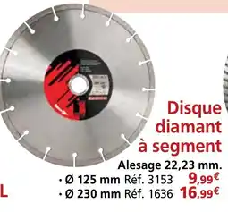 Provence Outillage Disque diamant à segment offre
