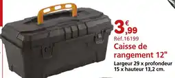 Provence Outillage Caisse de rangement 12" offre