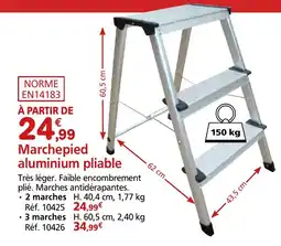 Provence Outillage Marchepied aluminium pliable offre