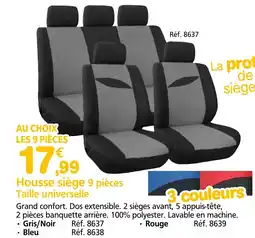 Provence Outillage Housse siège Taille universelle offre