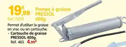 Provence Outillage Pompe à graisse pressol offre