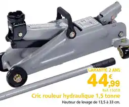 Provence Outillage Cric rouleur hydraulique 1,5 tonne offre
