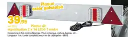 Provence Outillage Plaque de signalisation 2 x 14 leds 1 mètre offre