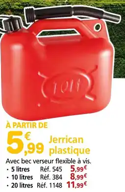 Provence Outillage Jerrican plastique offre