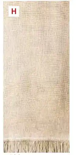 Provence Outillage Rideau marseillais tissé 200 g/m² Écru Écru offre