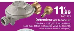 Provence Outillage Détendeur gaz butane NF offre