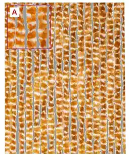Provence Outillage Rideau portière chenille marron/blanc offre