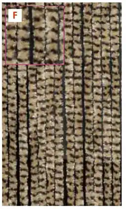 Provence Outillage Rideau portière chenille beige/marron offre