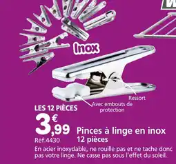 Provence Outillage WERKA PRO Pinces à linge en inox offre