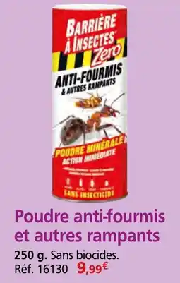Provence Outillage Poudre anti-fourmis et autres rampants offre
